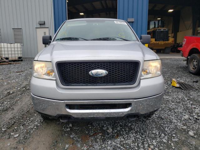 1FTPX14506NA00565 - 2006 FORD F150 SILVER photo 9