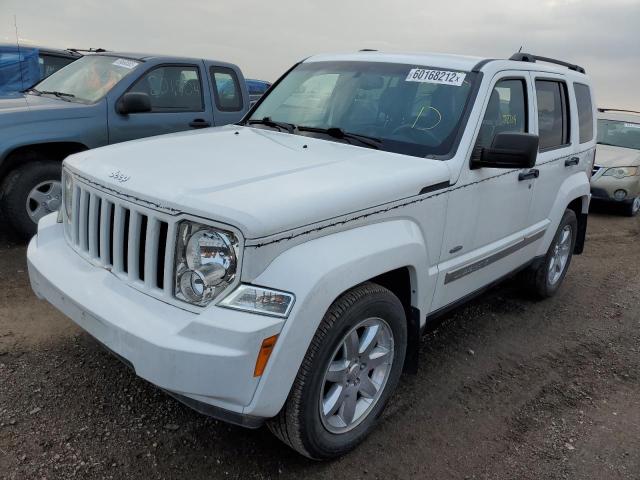 1C4PJMAK6CW199317 - 2012 JEEP LIBERTY SP WHITE photo 2