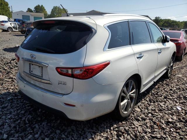 5N1AL0MMXDC353340 - 2013 INFINITI JX35 WHITE photo 4