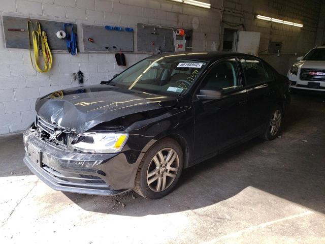 3VW2K7AJ3FM351362 - 2015 VOLKSWAGEN JETTA BASE BLACK photo 2