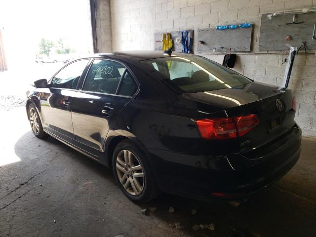 3VW2K7AJ3FM351362 - 2015 VOLKSWAGEN JETTA BASE BLACK photo 3