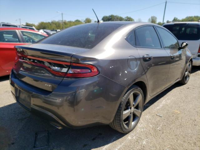 1C3CDFEB9FD307073 - 2015 DODGE DART GT BROWN photo 4