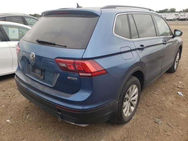 3VV2B7AX1KM067361 - 2019 VOLKSWAGEN TIGUAN SE BLUE photo 4