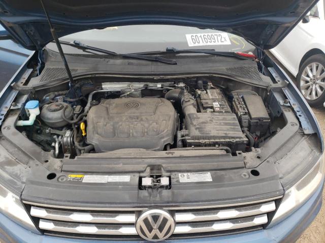 3VV2B7AX1KM067361 - 2019 VOLKSWAGEN TIGUAN SE BLUE photo 7