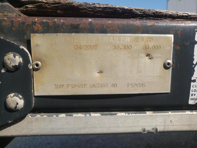 1UYFS24878A330340 - 2008 UTILITY TRAILER შავი ფოტო 10