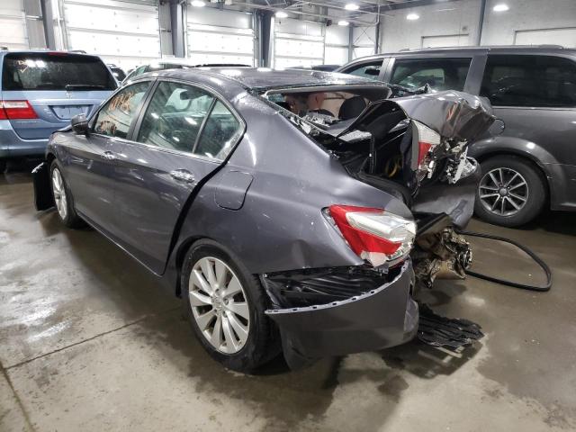 1HGCR2F89EA206304 - 2014 HONDA ACCORD EXL GRAY photo 3