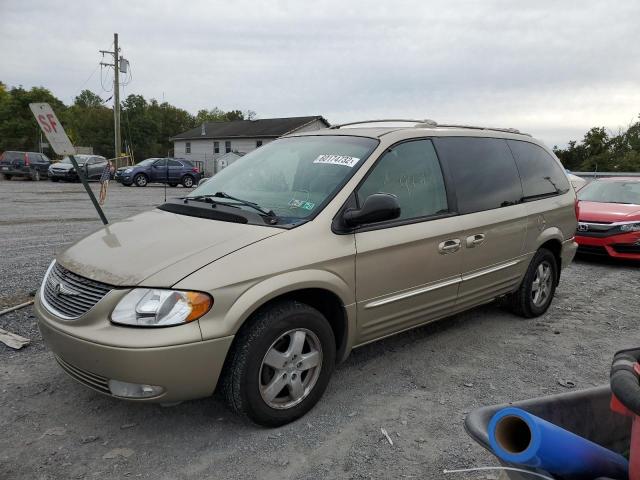 2C8GP64L92R611833 - 2002 CHRYSLER TOWN & COU BEIGE photo 2