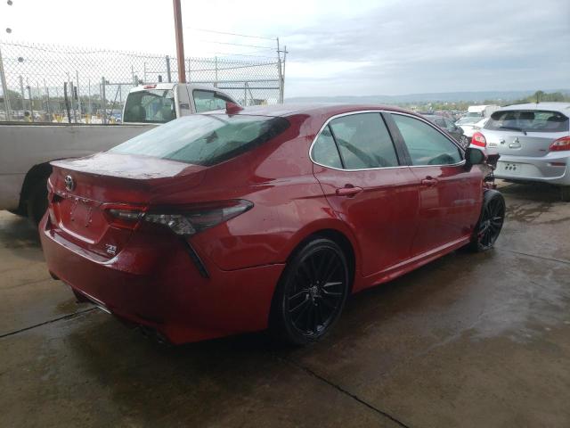 4T1K61BK4MU036053 - 2021 TOYOTA CAMRY XSE RED photo 4