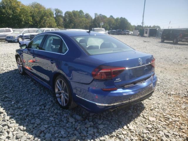1VWDT7A3XHC020371 - 2017 VOLKSWAGEN PASSAT R-L BLUE photo 3