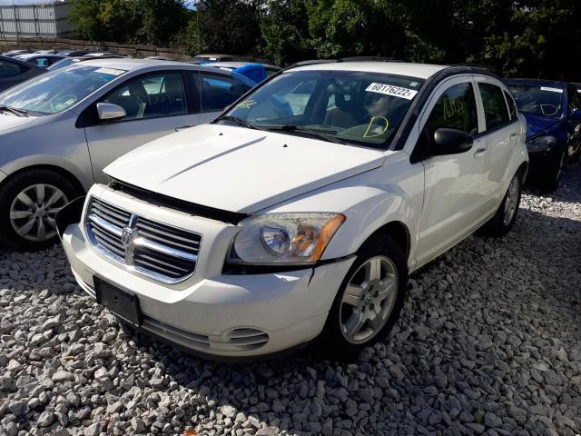 1B3HB48A09D181495 - 2009 DODGE CALIBER SX WHITE photo 2