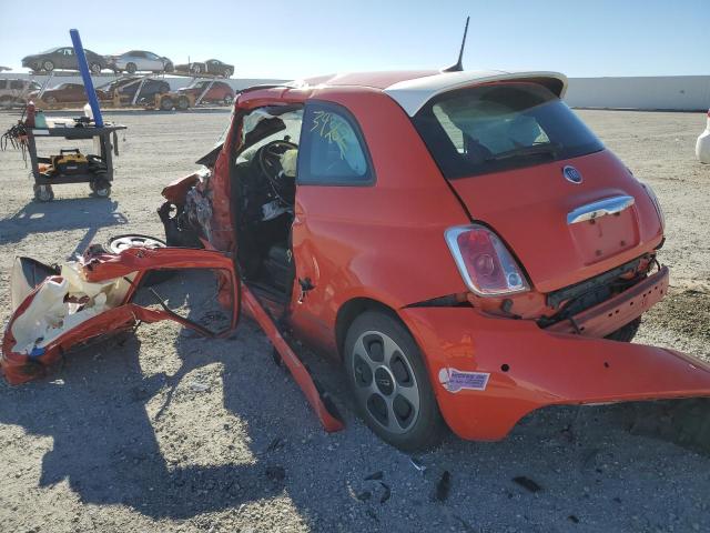 3C3CFFGEXJT471808 - 2018 FIAT 500 ELECTR ORANGE photo 3