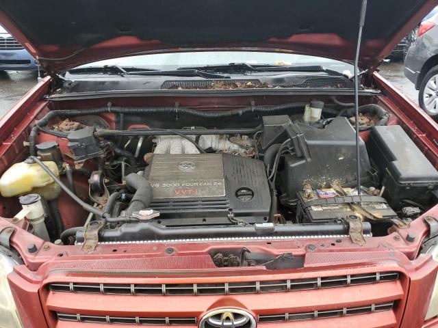 JTEGF21A130119806 - 2003 TOYOTA HIGHLANDER RED photo 7