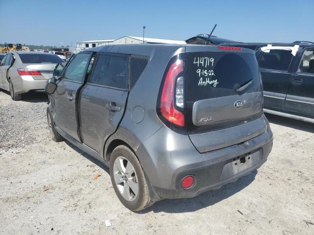 KNDJN2A20J7578206 - 2018 KIA SOUL GRAY photo 3