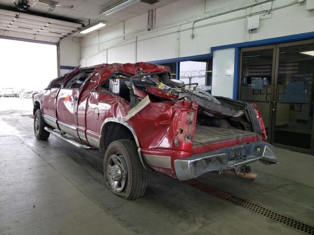 3D7MX39A57G846856 - 2007 DODGE RAM 3500 MAROON photo 3