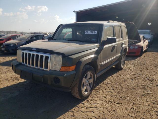 1J8HH48K47C511981 - 2007 JEEP COMMANDER მწვანე ფოტო 2