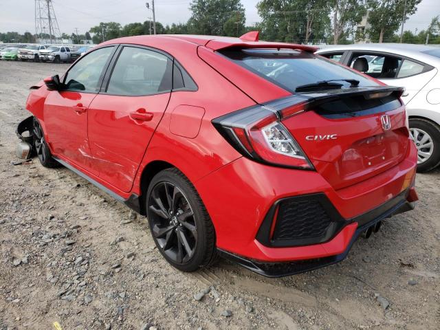 SHHFK7H4XHU422244 - 2017 HONDA CIVIC SPOR 红色 照片 3