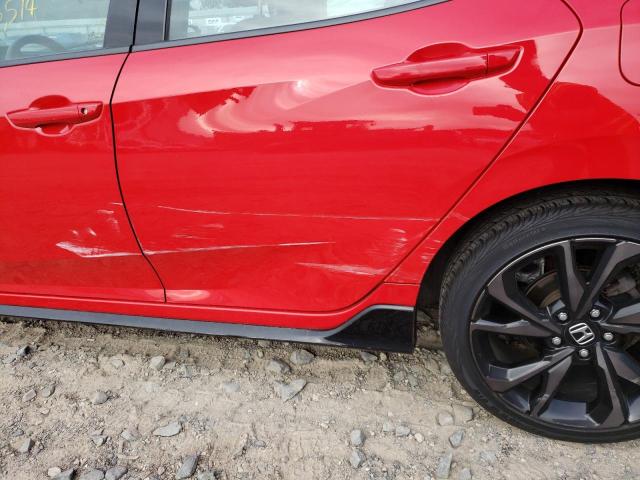 SHHFK7H4XHU422244 - 2017 HONDA CIVIC SPOR 红色 照片 9