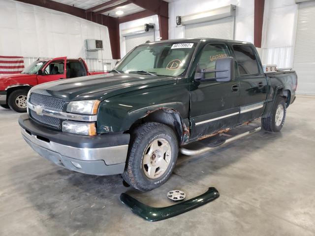 2GCEK13T441375086 - 2004 CHEVROLET SILVRK1500 GREEN photo 2