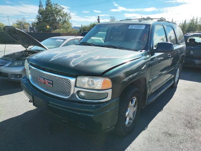 1GKEK63U62J301133 - 2002 GMC DENALI GREEN photo 2