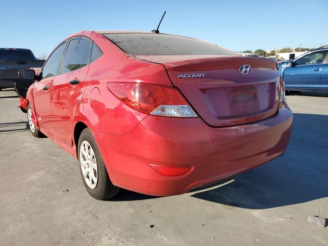 KMHCT4AE9CU054296 - 2012 HYUNDAI ACCENT RED photo 3