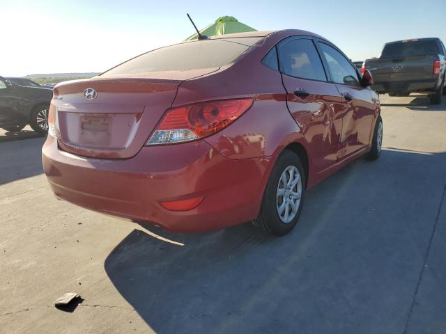 KMHCT4AE9CU054296 - 2012 HYUNDAI ACCENT RED photo 4