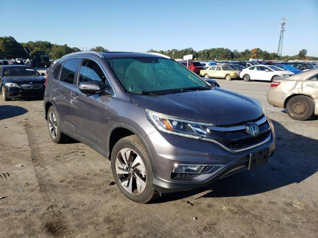 5J6RM4H94FL125476 - 2015 HONDA CR-V TOURI GRAY photo 1