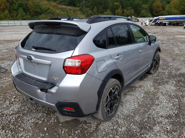 JF2GPACC6E8230335 - 2014 SUBARU XV CROSSTR SILVER photo 4