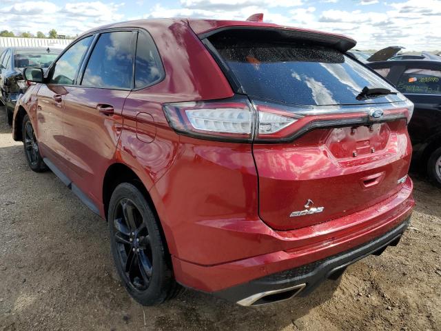 2FMPK4AP5HBC14760 - 2017 FORD EDGE SPORT RED photo 3