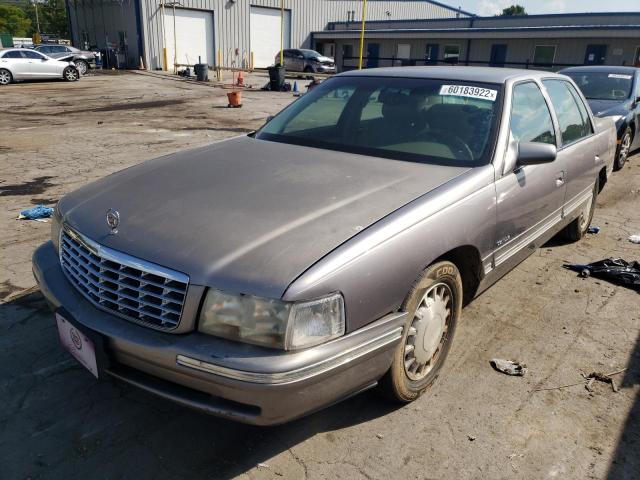 1G6KD54Y3WU784785 - 1998 CADILLAC DEVILLE GRAY photo 2