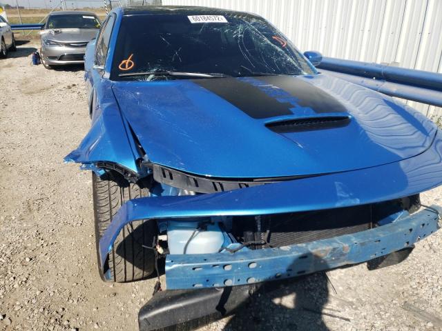 2C3CDXGJ5KH562164 - 2019 DODGE CHARGER SC BLUE photo 9