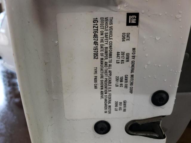 1G1ZT64874F197052 - 2004 CHEVROLET MALIBU MAX 白色 照片 10