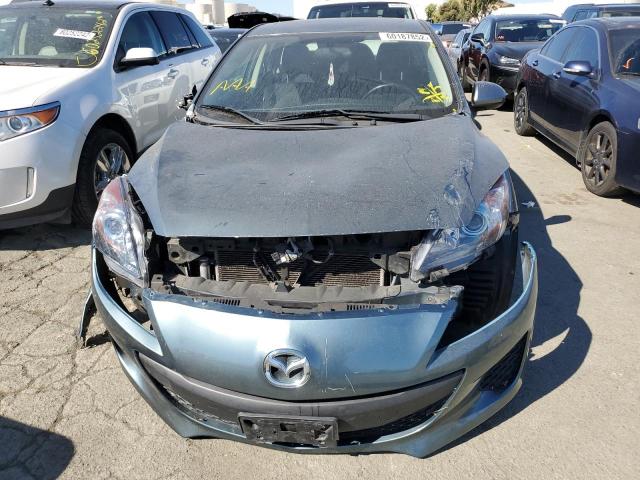 JM1BL1L83C1670602 - 2012 MAZDA 3 I GRAY photo 9