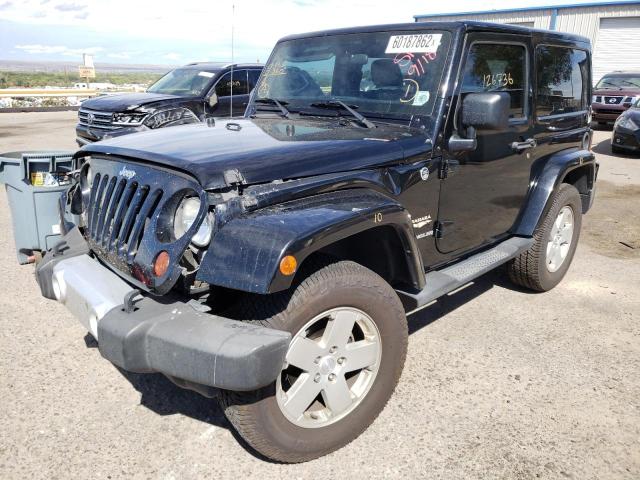 1C4GJWBG0CL221531 - 2012 JEEP WRANGLER S BLACK photo 2