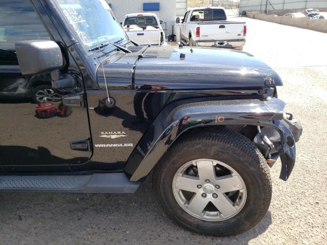 1C4GJWBG0CL221531 - 2012 JEEP WRANGLER S BLACK photo 9