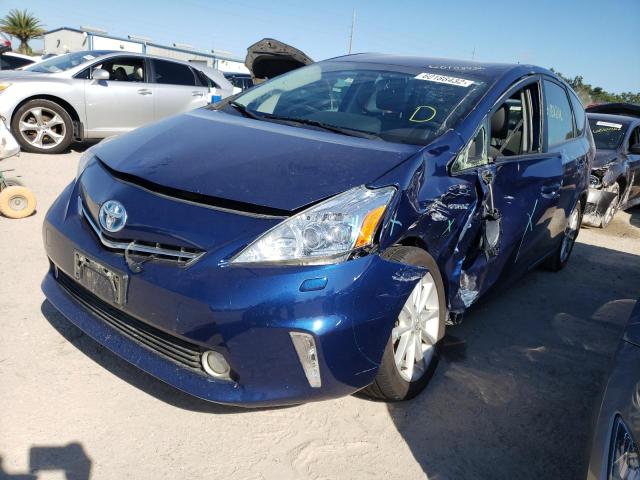 JTDZN3EU3C3157675 - 2012 TOYOTA PRIUS V BLUE photo 2