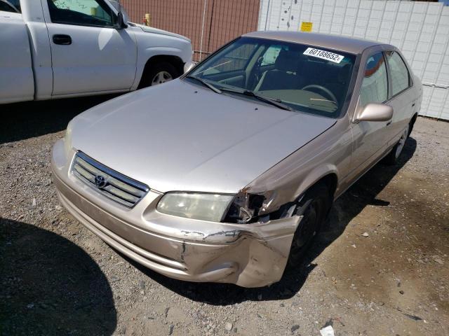 4T1BG22K91U027153 - 2001 TOYOTA CAMRY CE TAN photo 2