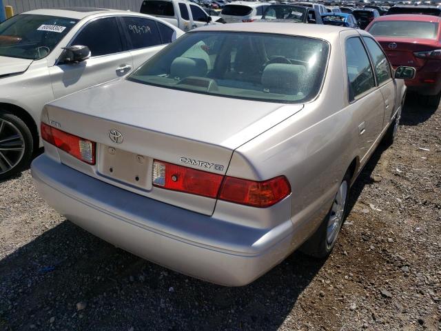 4T1BG22K91U027153 - 2001 TOYOTA CAMRY CE TAN photo 4