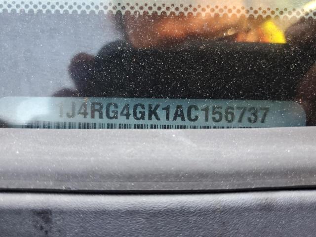 1J4RG4GK1AC156737 - 2010 JEEP COMMANDER 蓝色 照片 10