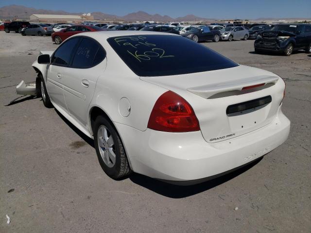 2G2WP552781183107 - 2008 PONTIAC GRAND PRIX თეთრი ფოტო 3