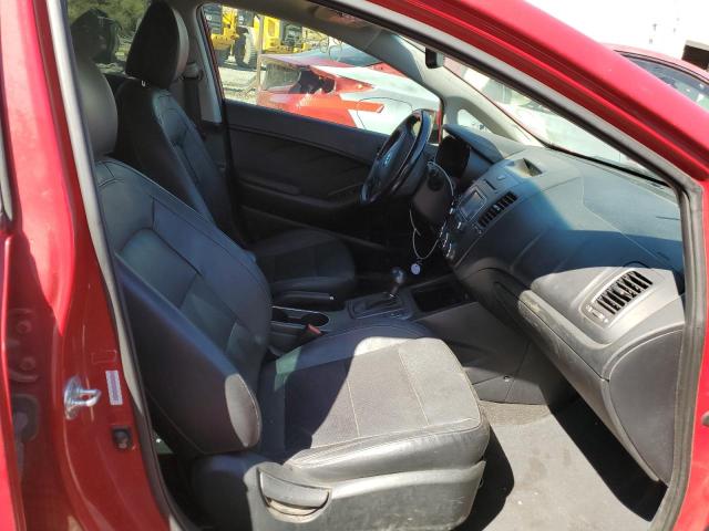 KNAFZ4A85F5303344 - 2015 KIA FORTE EX RED photo 5