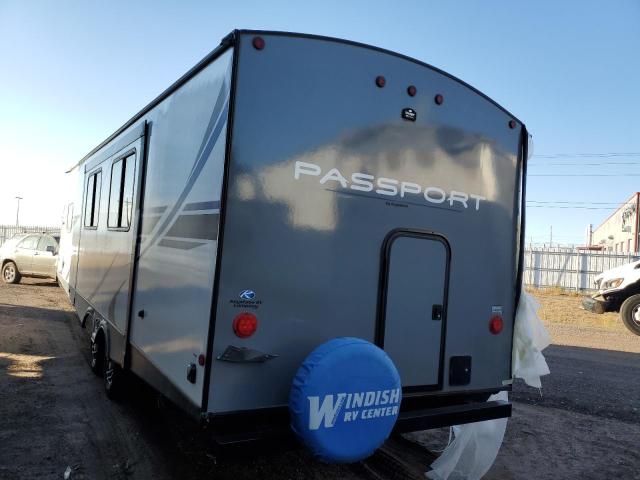 4YDT28221MD412296 - 2021 KEYSTONE PASSPORT WHITE photo 3