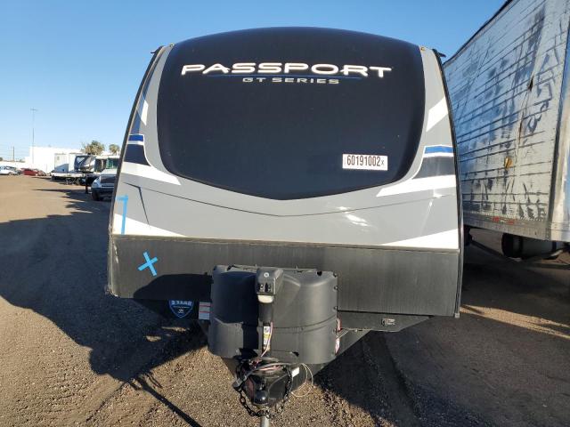 4YDT28221MD412296 - 2021 KEYSTONE PASSPORT WHITE photo 8