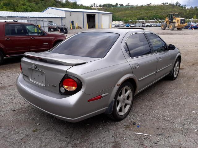 JN1CA31DX1T802992 - 2001 NISSAN MAXIMA GXE GRAY photo 4