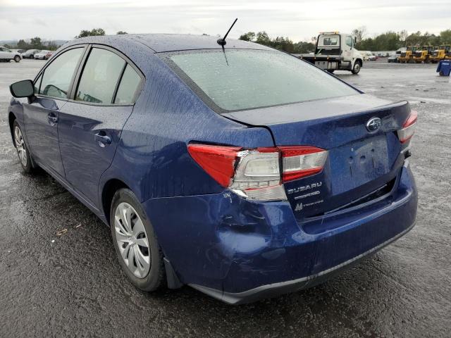 4S3GKAA67J3625464 - 2018 SUBARU IMPREZA BLUE photo 3