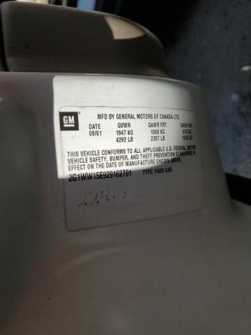 2G1WW15E929162701 - 2002 CHEVROLET MONTE CARL თეთრი ფოტო 10