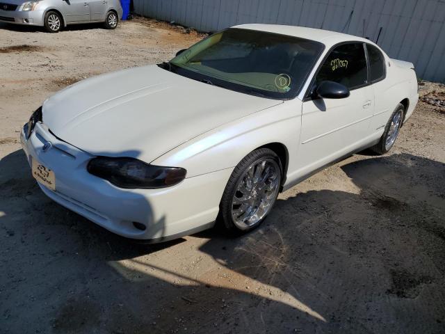 2G1WW15E929162701 - 2002 CHEVROLET MONTE CARL თეთრი ფოტო 2