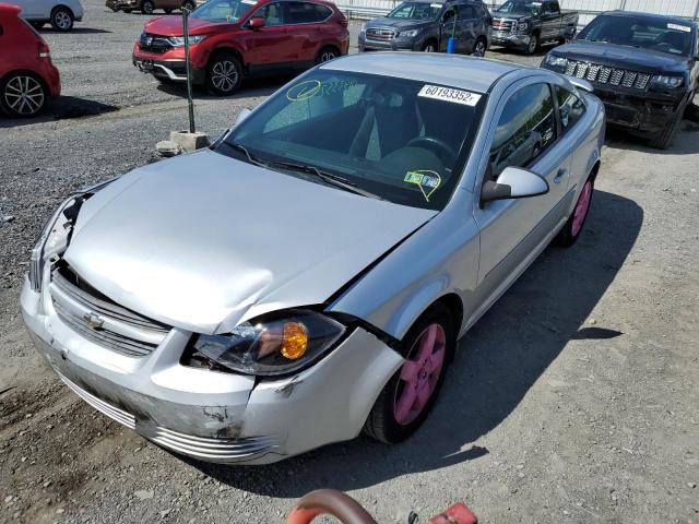 1G1AD1F51A7195304 - 2010 CHEVROLET COBALT 1LT SILVER photo 2