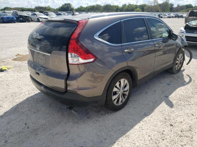 2HKRM3H74EH515933 - 2014 HONDA CR-V EXL BROWN photo 4