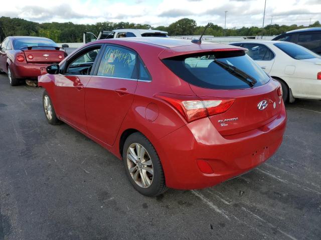 KMHD35LH8EU170383 - 2014 HYUNDAI ELANTRA GT RED photo 3