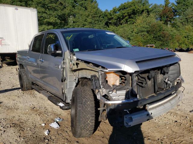 5TFAY5F12EX413983 - 2014 TOYOTA TUNDRA CRE SILVER photo 1